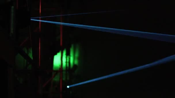 Video Některých Laserových Světel Party — Stock video