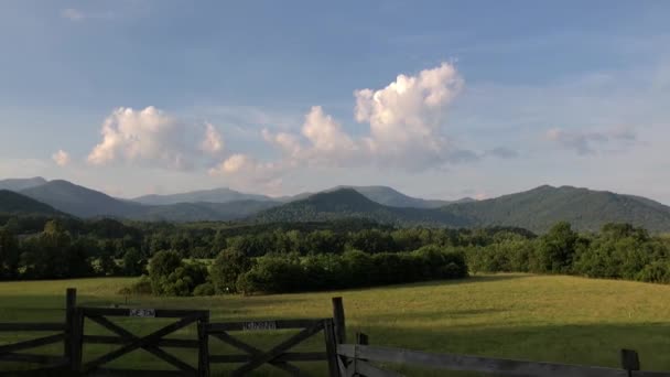 Driving Asheville North Carolina View Mountains — ストック動画