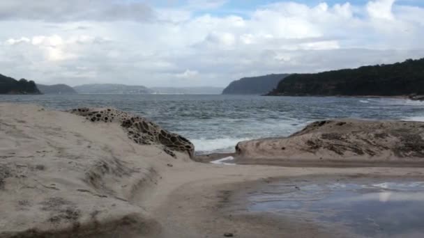 Praia Abacá Vista Para Costa Central — Vídeo de Stock