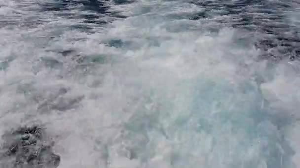 Mar Desde Ferry Del Peloponeso Metochi Hydra Grecia — Vídeos de Stock