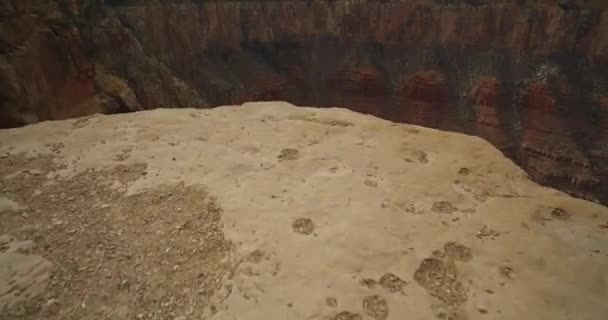 Büyük Kanyon Güney Kıyısında Bir Yürüyüş — Stok video