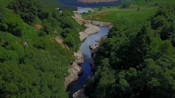 Elan Valley Dam Stream — Stock Video