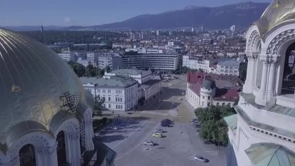Katedra Latająca Pomiędzy Gołębicą Sofii — Wideo stockowe