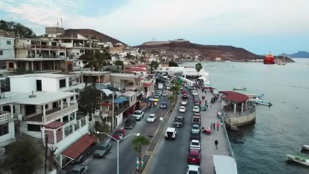 Puerto Topolobampo Mexico Λιμάνι Του Topolobampo Στο Μεξικό — Αρχείο Βίντεο