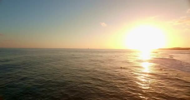 在夏威夷的海滩上落日 — 图库视频影像