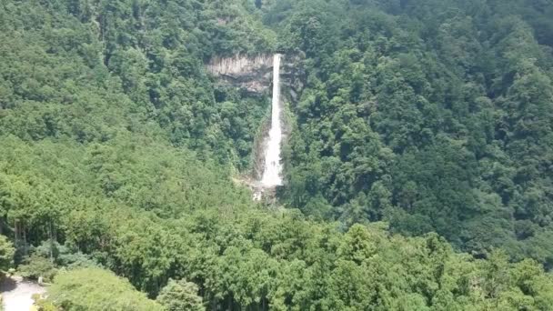 Nejvyšší Vodopád Japonsku — Stock video