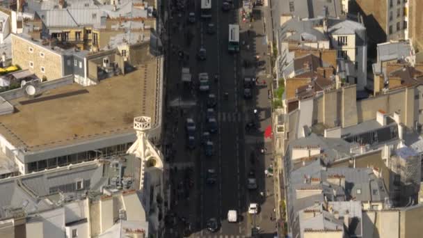 Straße Von Paris Frankreich — Stockvideo