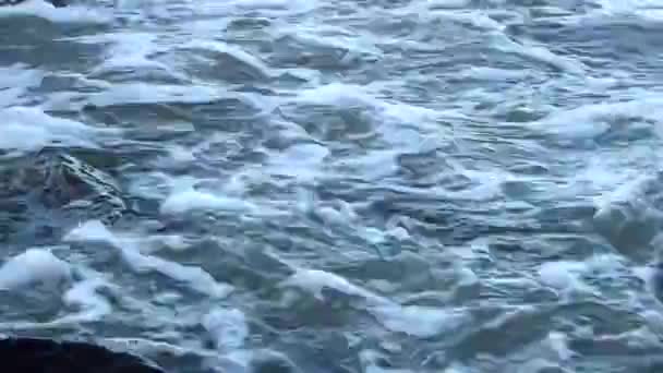 Вид Узбережжя Монтевідео Знятий Скелястого Берега — стокове відео