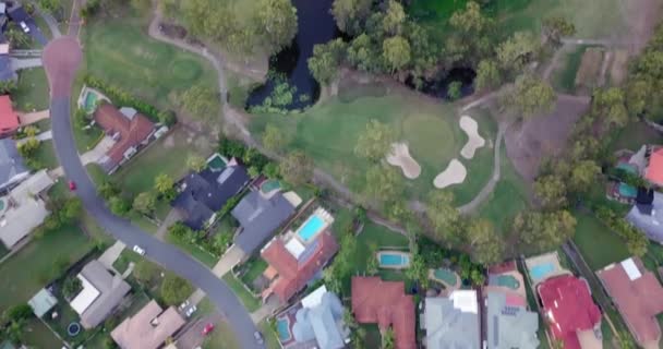 Malownicze Nagranie Drona Australii Domów Wypoczynkowych — Wideo stockowe