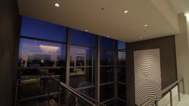 Lobby Van Het Hotel Johannesburg — Stockvideo