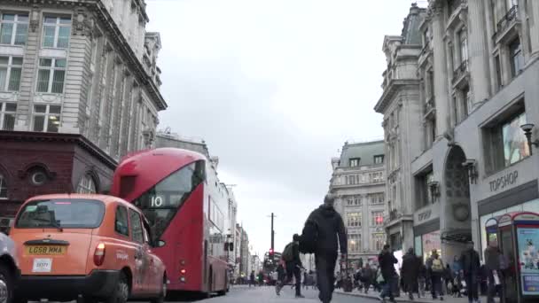 Londra Oxford Sirki Nde Zaman Aşımı — Stok video