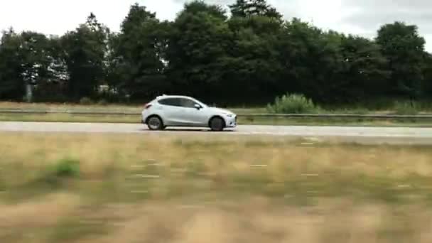 地元高速道路でのレース — ストック動画
