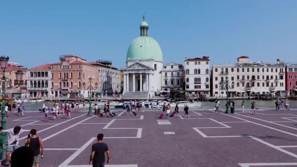 Venecia Vista Desde Estación Central — Vídeos de Stock