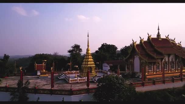 Tailândia Templo Rei Cobra Chiang Rai — Vídeo de Stock