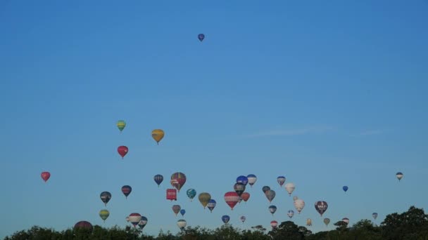 英国的热气球 — 图库视频影像