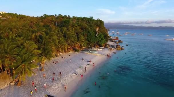 Isla Boracay Filipinas Fondo — Vídeos de Stock