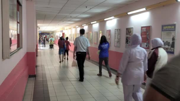 Die Abteilung Für Geburtshilfe Und Gynäkologie Allgemeines Krankenhaus Von Melaka — Stockvideo