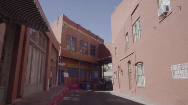 Edificio Exterior Ally Bisbee Arizona — Vídeos de Stock