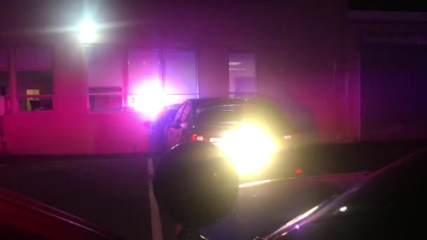 Polisi Berhenti Dengan Mazda — Stok Video