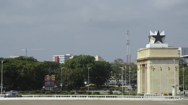 Cénotaphe Sur Indépendance Ghana Accra — Video