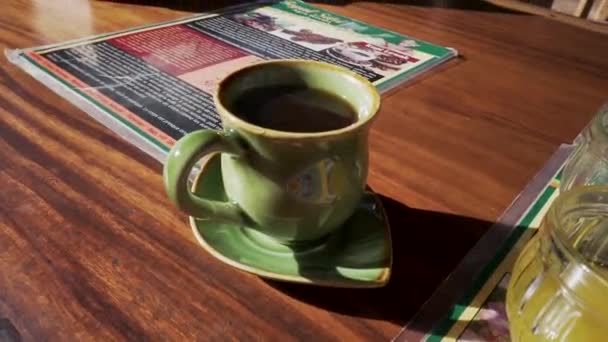 Tegal Sari Kopi Luwak Kávé — Stock videók