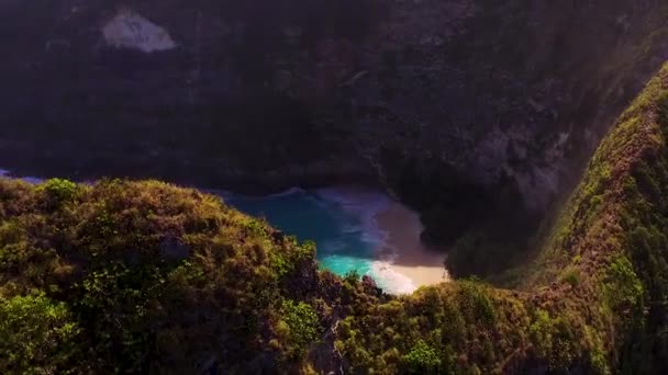 Kelingking Spiaggia Nusa Penida — Video Stock