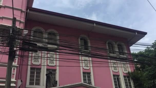 Vieux Bâtiments Espagnols Dans Rue — Video