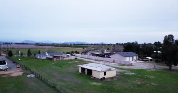 Drone Shot Vrtulník Záběr Vzdáleného Okolí — Stock video