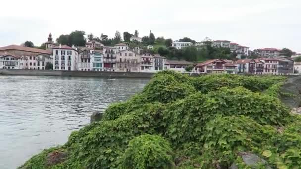 Saint Jean Luz City Port — Stock Video