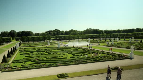 Questo Giardino Verde Del Giardino Herrenhausen Germania — Video Stock