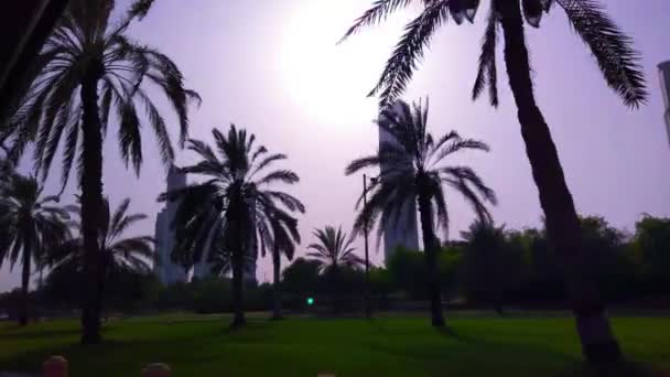 Piękny Widok Miasto Abu Dhabi — Wideo stockowe