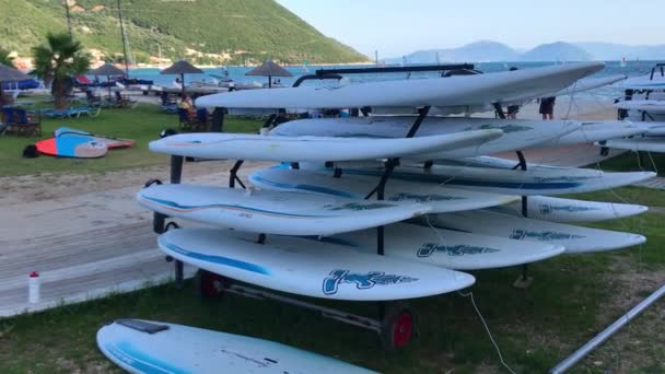 Vista Wind Surf Board — Video Stock
