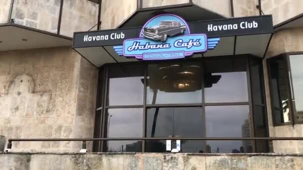 Alte Autos Und Straßen Kuba Havanna — Stockvideo