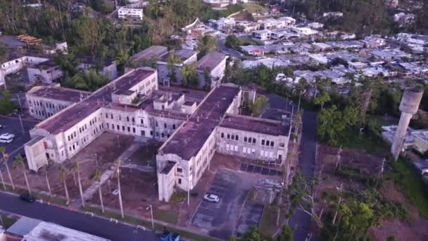 Εγκαταλελειμμένο Κτίριο Στο Πουέρτο Ρίκο — Αρχείο Βίντεο