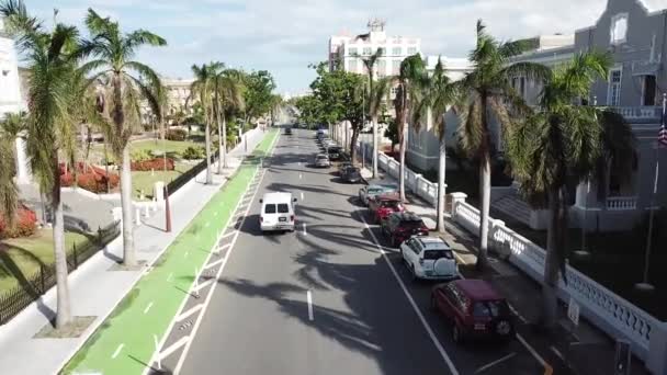 San Juan Fortaleza Caddesi — Stok video