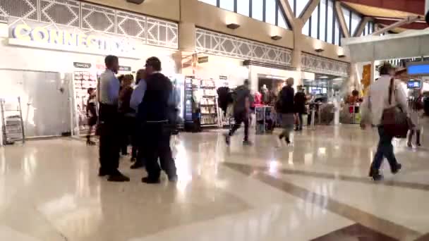 Time Lapse Terminal Dell Aeroporto Lax — Video Stock