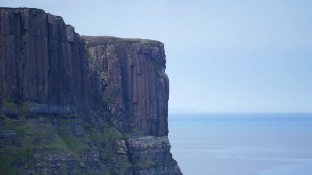 スカイスコットランドのキルト ロック島のパノラマビュー — ストック動画