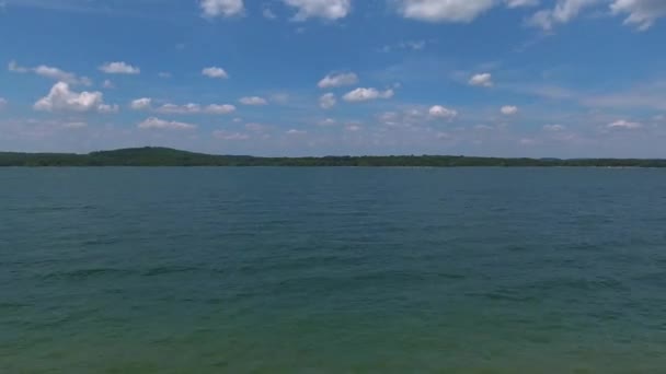 Deze Batch Allemaal Arial Beelden Van Table Rock Lake Dam — Stockvideo