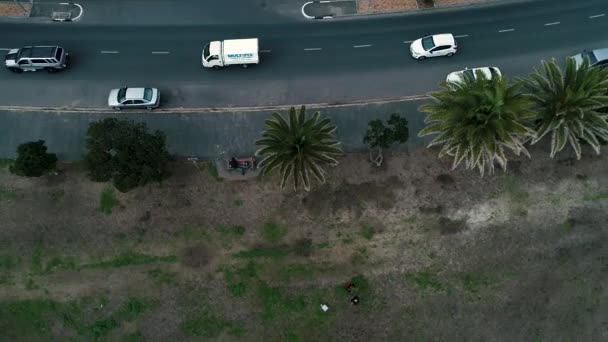 Bilder Sea Point Cape Town Sydafrika Med Dji Fantom Pro — Stockvideo