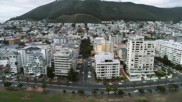 Imagens Sea Point Cidade Cabo África Sul Com Fantasma Dji — Vídeo de Stock