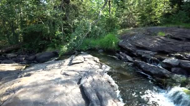 Rzeka Rocky Norwegii Zapytaj — Wideo stockowe