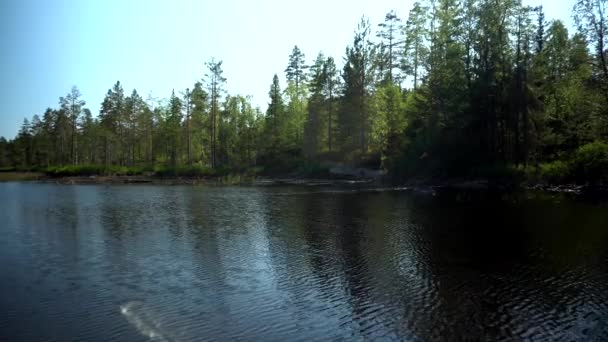 Vista Panorâmica Rio Natural Noruega Ask — Vídeo de Stock