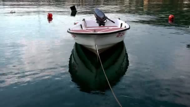 Limandaki Küçük Balıkçı Kayıkları — Stok video