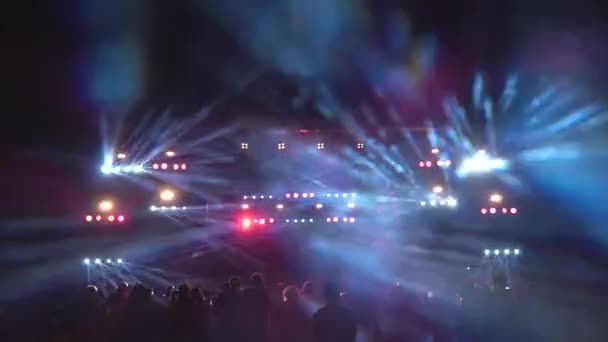 Piękne Światła Podczas Koncertu — Wideo stockowe
