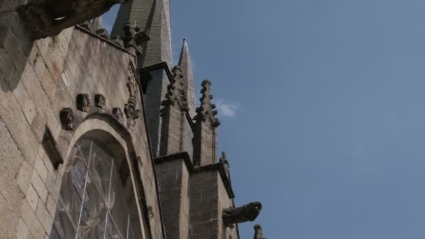 Detalles Iglesia Francia — Vídeos de Stock