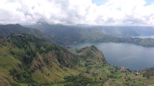 Beauty Lake Toba Indonesia — Stock Video