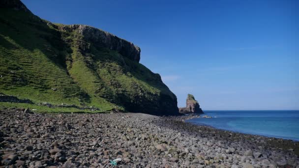 Πανοραμική Θέα Από Talisker Bay Isle Skye Σκωτία — Αρχείο Βίντεο