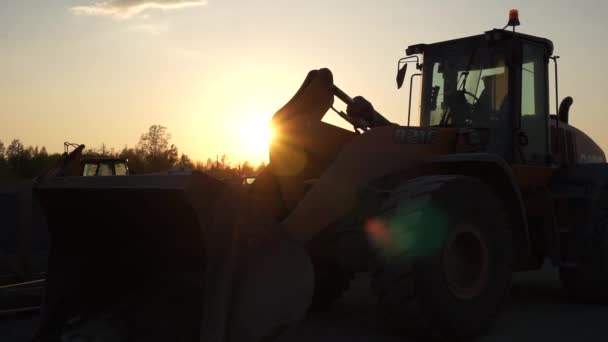 Excavation Equipment Bricks Quary — Stock Video