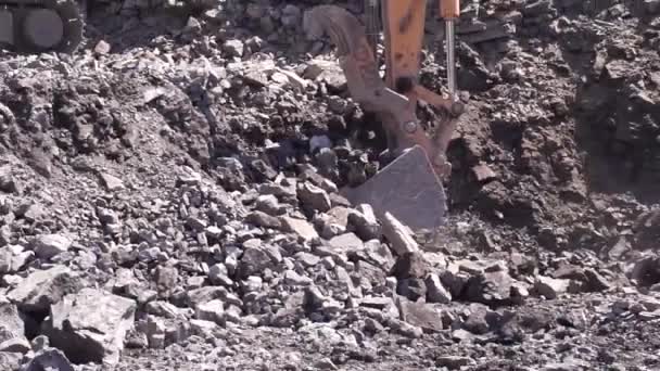 Equipamento Escavação Tijolos Quário — Vídeo de Stock