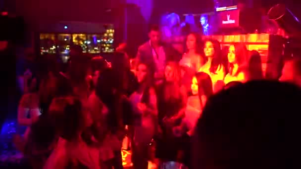 Persone Che Ballano Nightclub — Video Stock